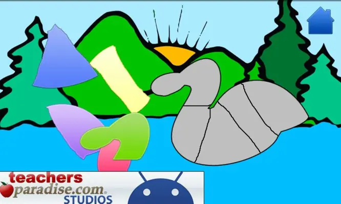 Animals! Shape Puzzles android App screenshot 1